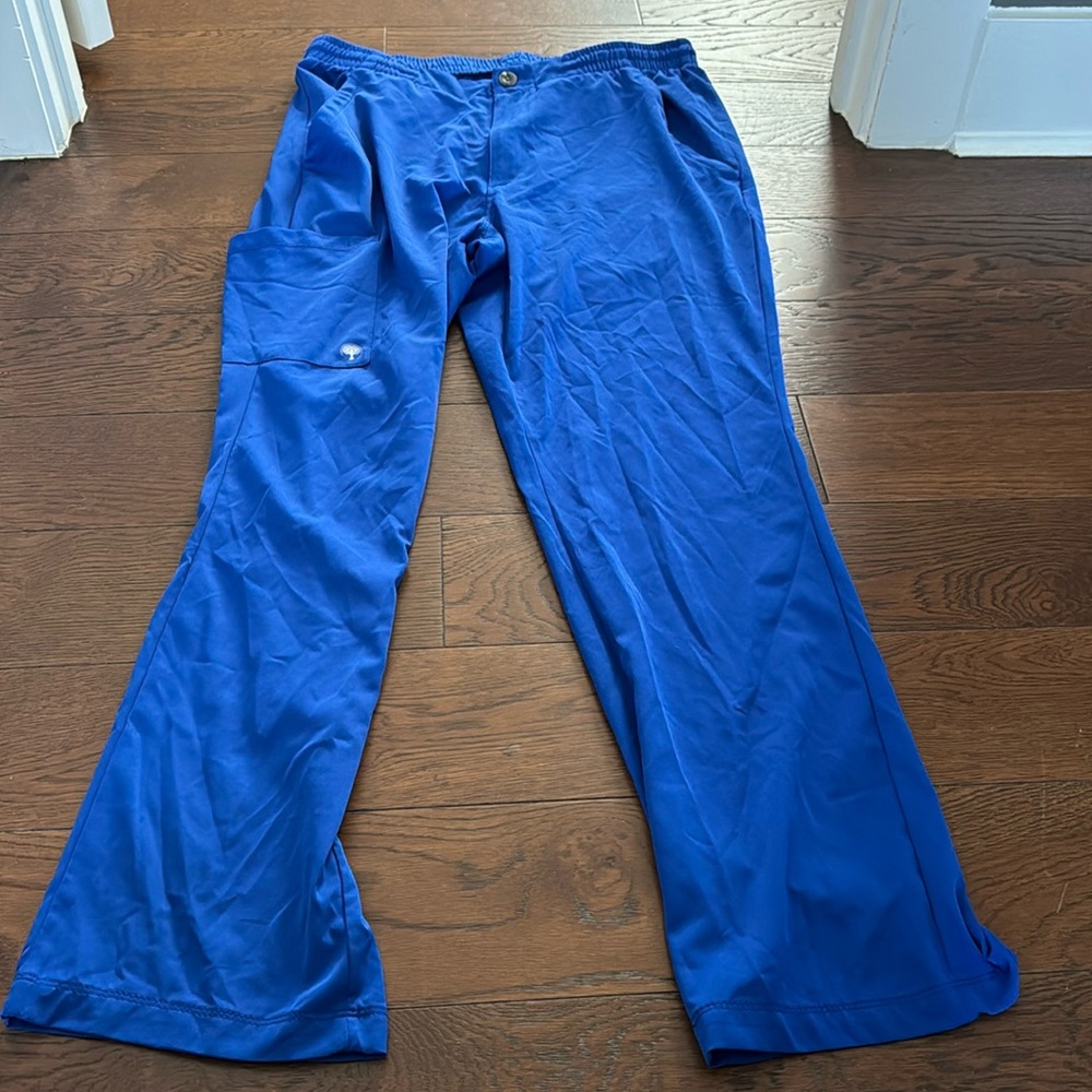 Healing Hands. Men’s, HH WORKS, royal blue scrubs.